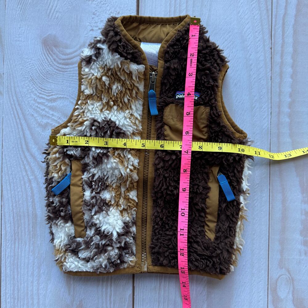Patagonia Vest Jacket Baby 12M Sherpa Deep Pile Retro X Fleece‎ Outdoors Hiking - Picture 3 of 5